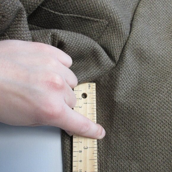 Canali Proposta 100% Wool Blazer Men's Sport Coat Suit 50 Brown Designer 772 - Picture 16 of 16